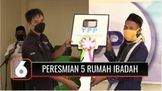 Lima tempat ibadah dan tiga sekolah di NTB, dibangun melalui bantuan pemirsa yang disalurkan melalui Yayasan Pundi Amal Peduli Kasih (YPP) SCTV-Indosiar.