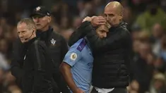 Pep Guardiola baru saja memecahkan rekor sebagai pelatih tercepat di Liga Inggris yang mengoleksi 500 gol usai kemenangan 7-0 atas Leeds United, 15 Desember 2021. Dengan total 506 gol, tercatat ada 5 pemain yang menjadi lumbung gol di era Pep Guardiola. Siapa saja? (AFP/Oli Scarff)