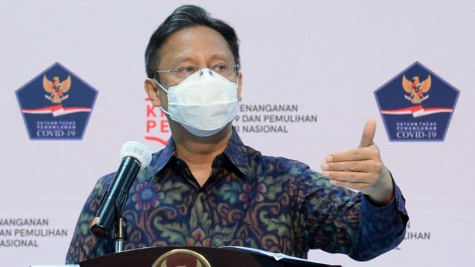 Ketua Satgas PEN Budi Gunadi Sadikin sampaikan program Perlindungan Sosial, Pemerintah menyediakan anggaran sebesar Rp204,95 triliun saat jumpa pers di Kantor Presiden, Jakarta, Rabu (2/9/2020). (Tim Komunikasi Komite Penanganan COVID-19)