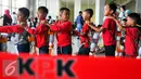 Sejumlah Anak PAUD saat mengikuti Playday di Gedung KPK baru, Kuningan, Jakarta, Kamis (19/5). Komisi Pemberantasan Korupsi (KPK) adakan Playday Anti Korupsi yang diikuti anak-anak PAUD/TK. (Liputan6.com/Yoppy Renato)