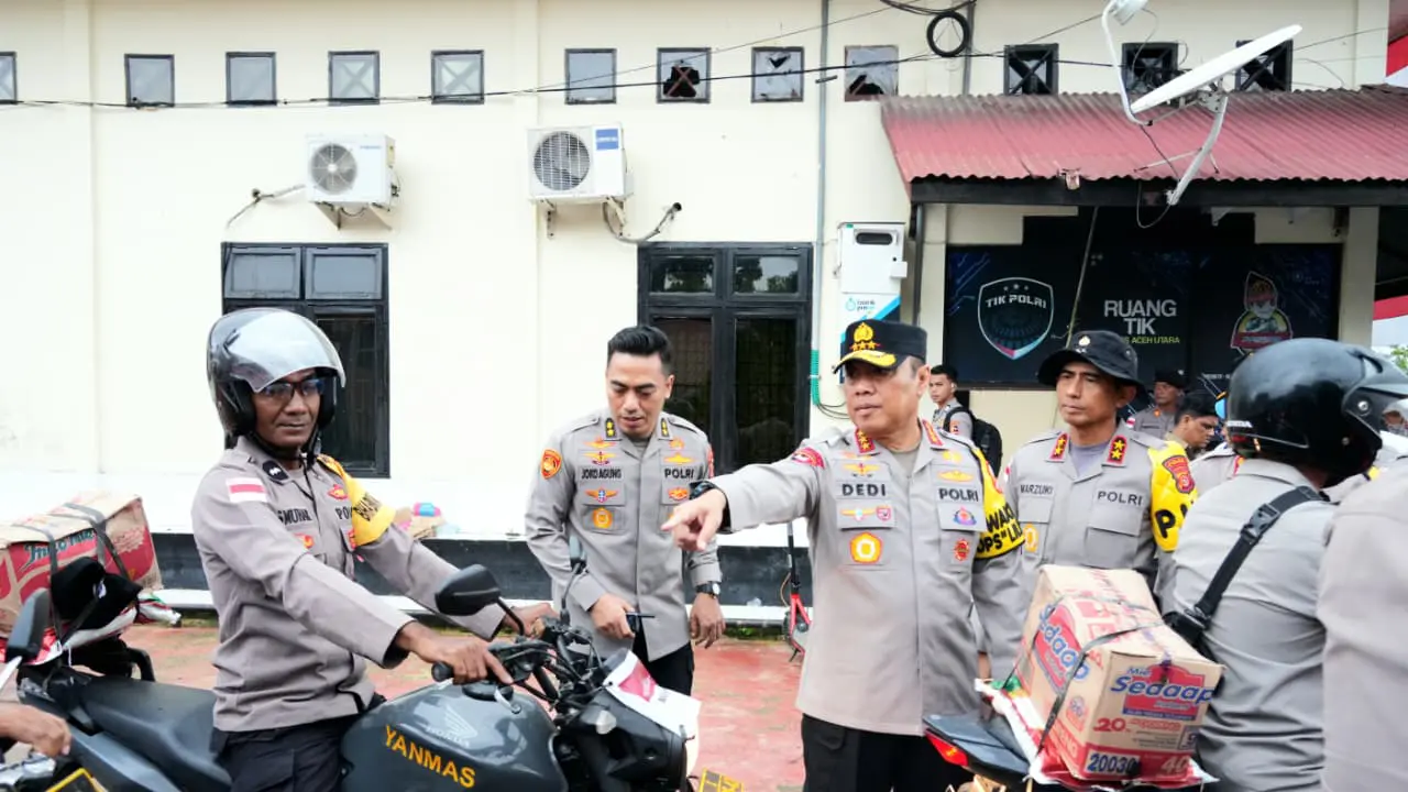 Kirim Alat Berat hingga Sembako ke Aceh Utara, Wakapolri: Akses Jalan Kunci Pemulihan Pascabencana