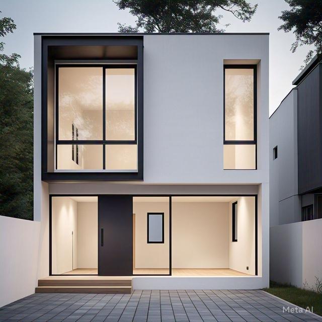 Gambar Rumah Minimalis 2 Lantai Tipe 45