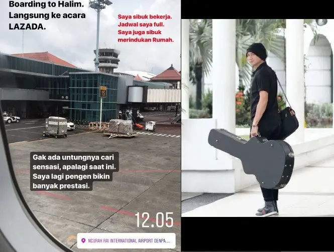 Anji berikan alasan tak mau bicara secara on air (Foto: Instagram)