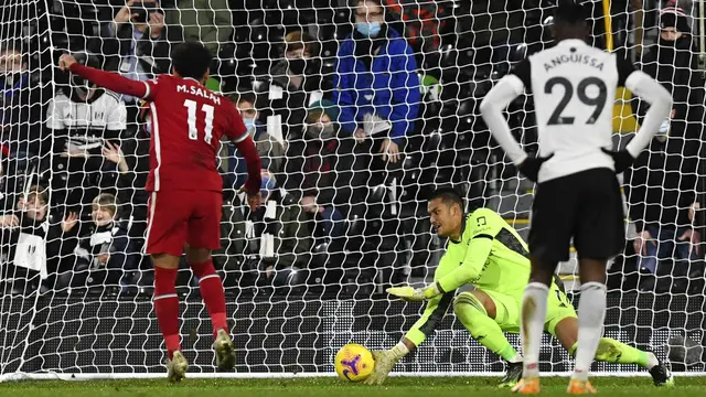 FOTO: Liverpool Bermain Imbang 1-1 Lawan Fulham