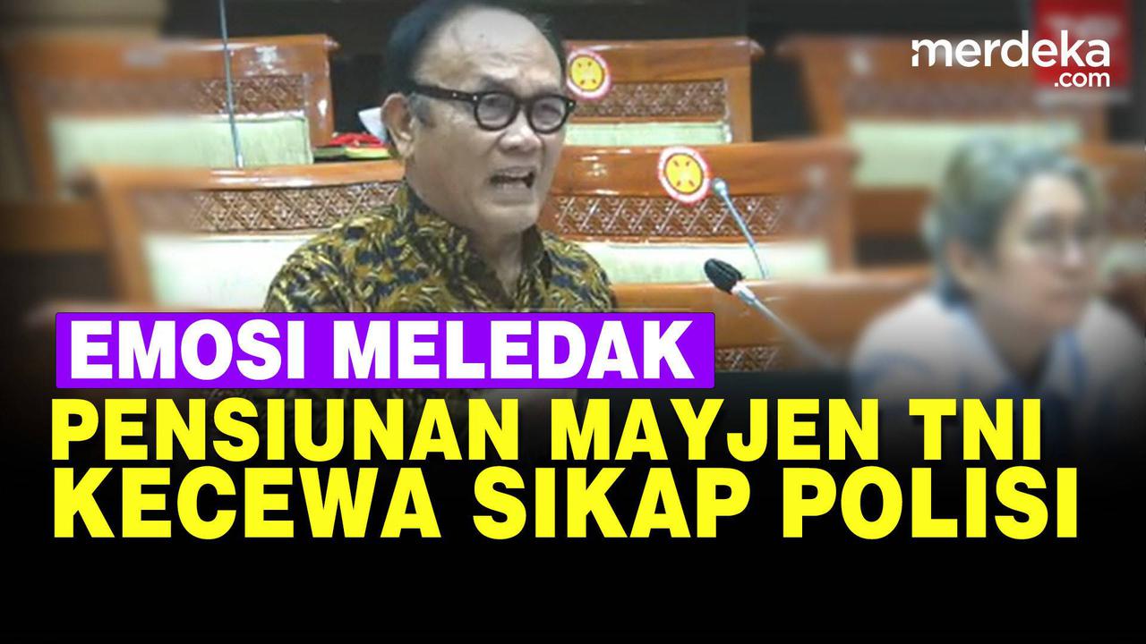 VIDEO: Emosi Pensiunan Mayjen TNI AD Kecewa ke Polisi, Tegas Siap Mati!