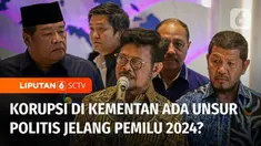 Syahrul Yasin Limpo menambah daftar panjang menteri Jokowi yang terjerat kasus korupsi. Di Kabinet Indonesia Maju saja  sudah ada empat menteri, dua di antaranya berasal dari Partai Nasdem. Benarkah ini semua terkait kontestasi jelang Pemilu 2024.