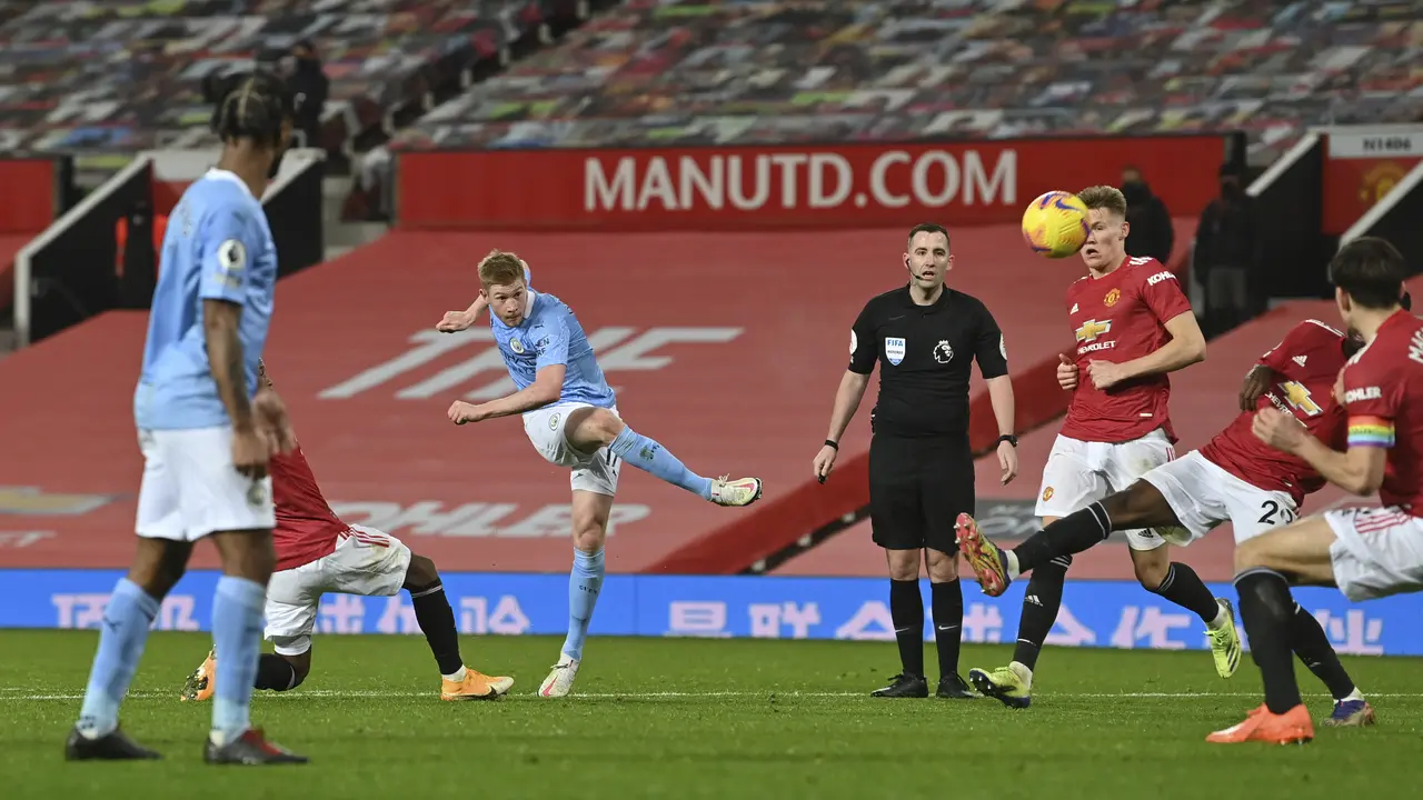 MU Ditahan Imbang City di Old Trafford