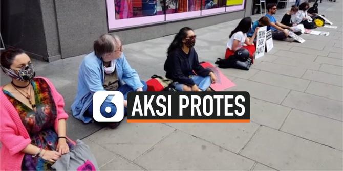 VIDEO: Sejumlah Orang Protes ke Toko Retail Akibat Upah yang Tak Sesuai