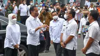 Walikota Denpasar I Gusti Ngurah Jaya Negara saat mendampingi kunjungan kerja Presiden Jokowi. (Istimewa)