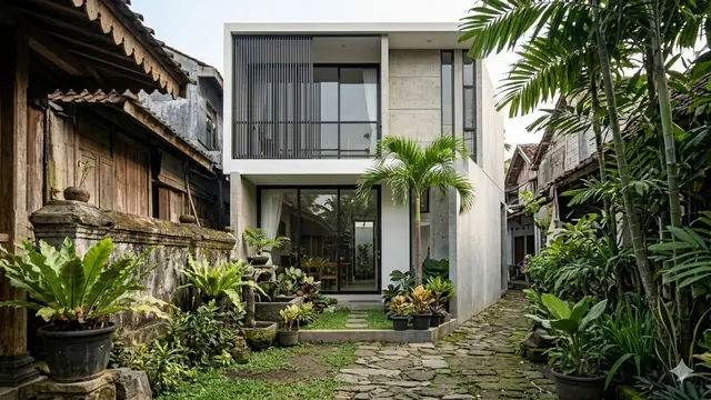 Rumah Minimalis 2 Lantai (Foto: Gemini AI)