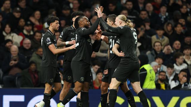 Selebrasi pemain Manchester City, Antoine Semenyo