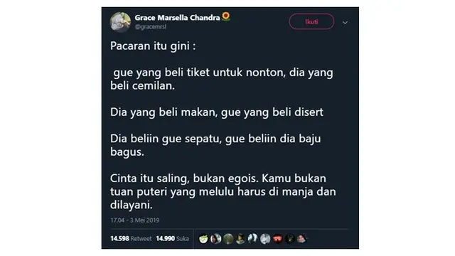 Gaya Pacaran yang Benar Ala Netizen Ini Bikin Senyum-senyum Kecut