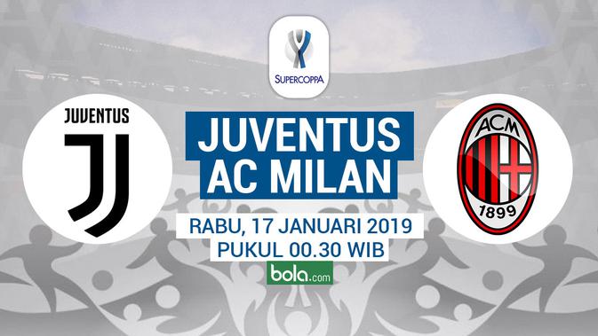 Prediksi Juventus Vs Ac Milan Siapa Jadi Raja Piala Super Italia Bola Liputan6 Com