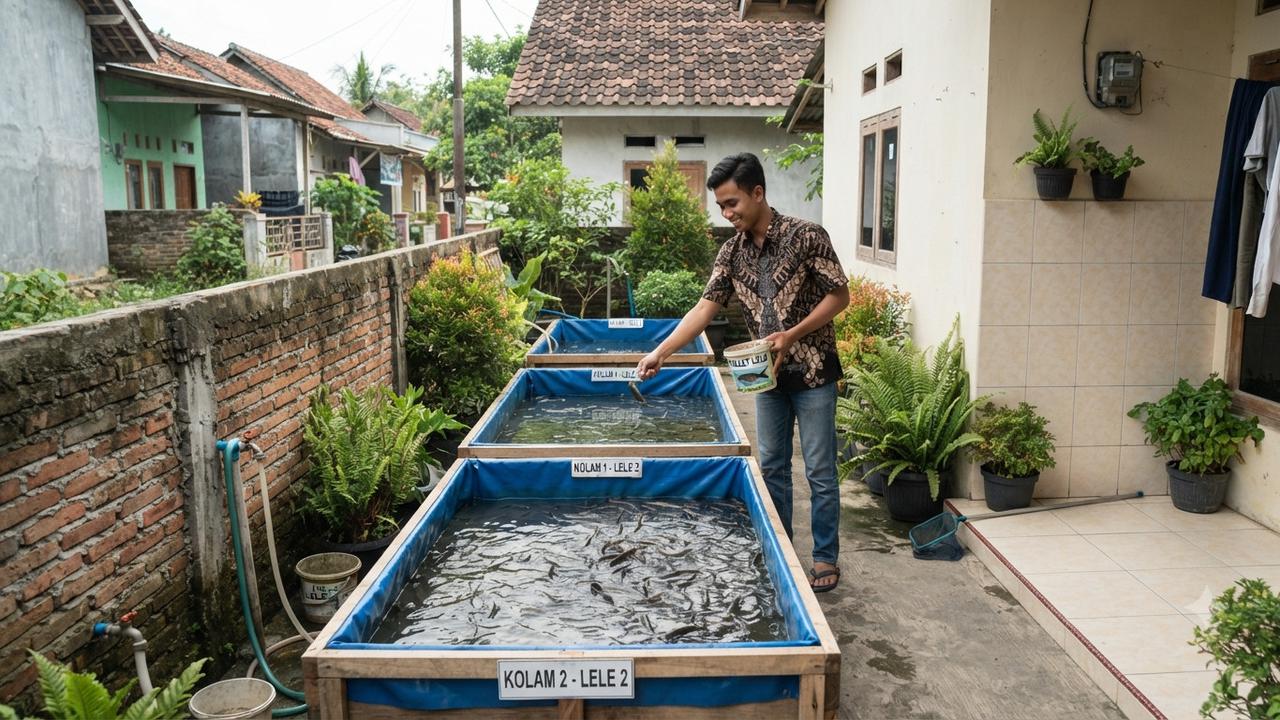 Kenapa Kolam Lele Mini Cocok untuk Rumah Type 45