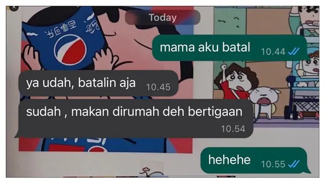 6 Balasan Chat Ibu saat Anak Lapor Haid di Tengah Jalani Puasa Ini Bikin Senyum
