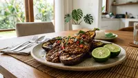 Resep Terong Bakar Bumbu Kacang dan Jeruk Limau, Lauk Sederhana Bikin Nagih