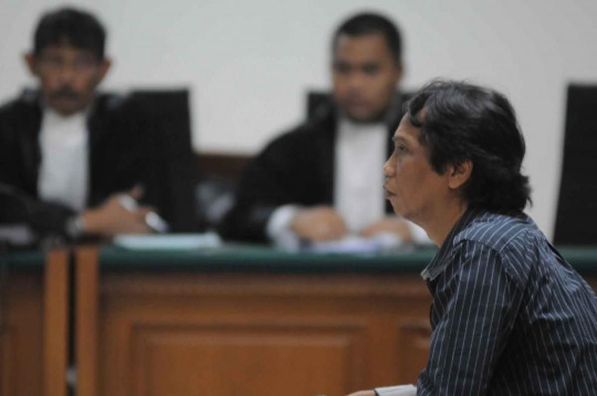 Mandra jalani sidang perdana kasus korupsi TVRI