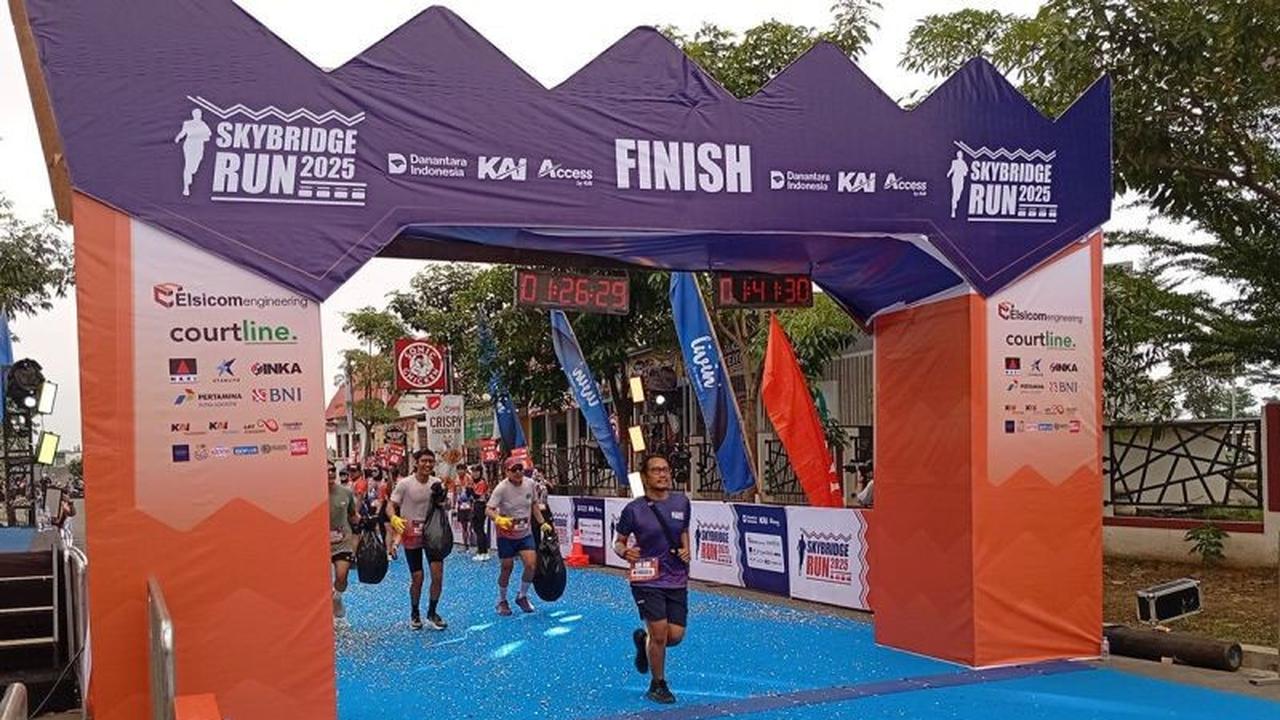 3.300 Pelari Pecahkan Rekor! Skybridge Run KAI 2025 Sukses Kenalkan Transportasi Kereta Api
