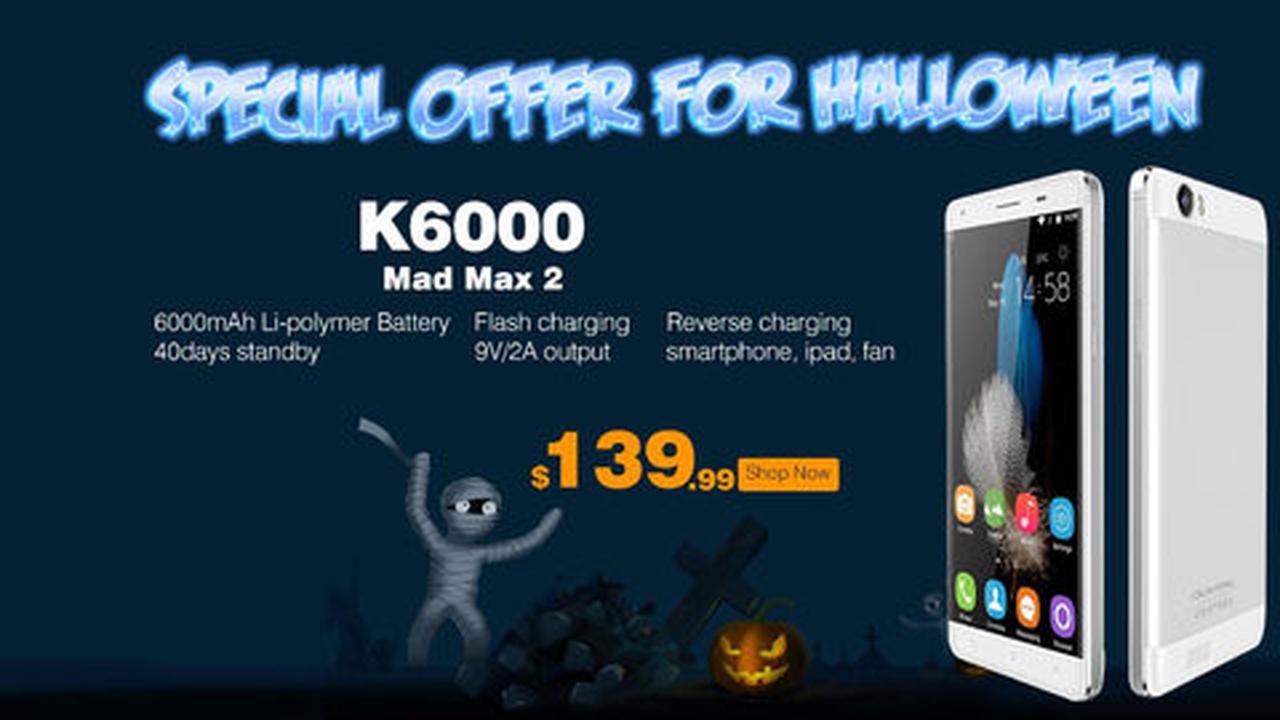 Oukitel K6000, smartphone murah dengan baterai 6000 mAh