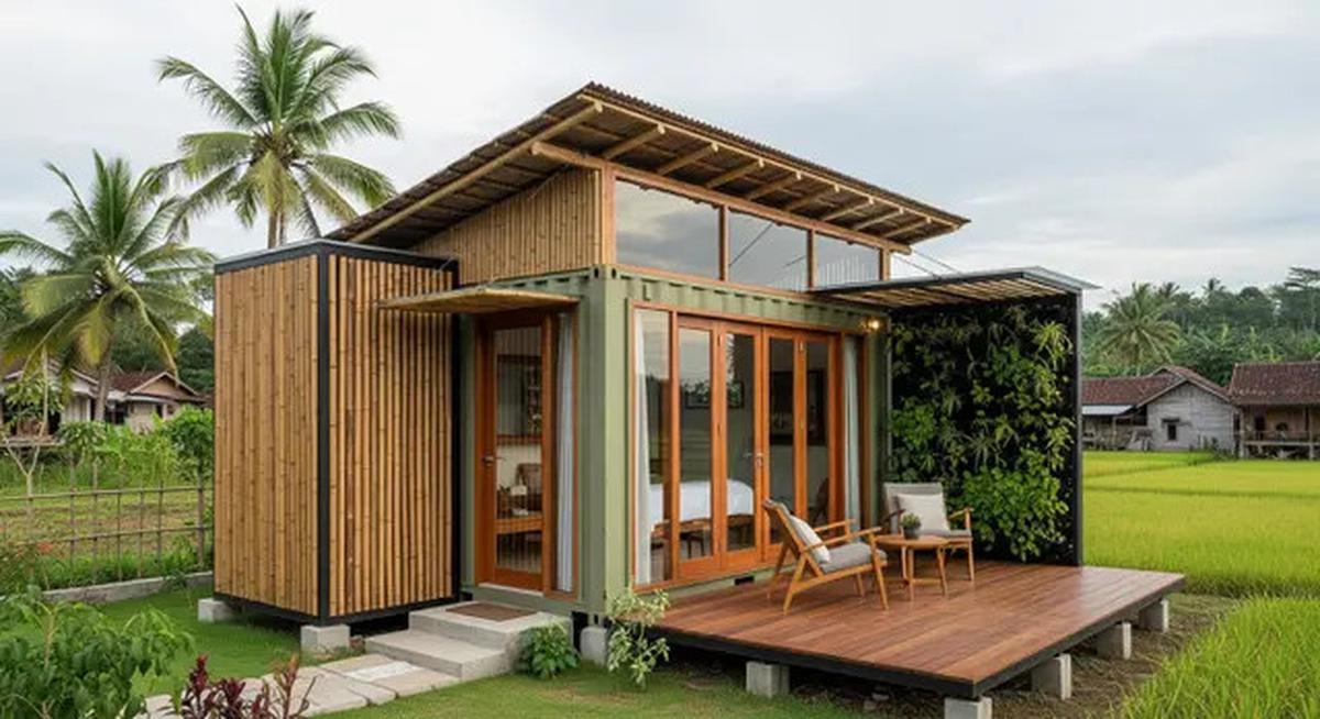 8 Inspirasi Rumah Kecil Bergaya Modern yang Tetap Asri dan Hemat Biaya di Kampung