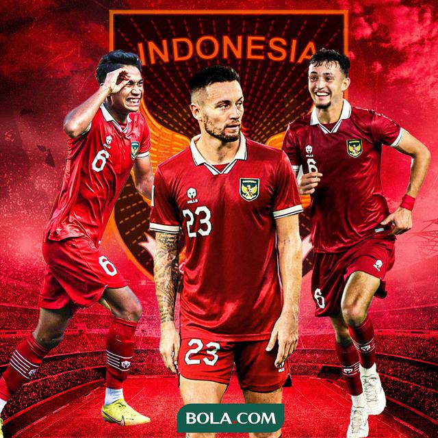 Timnas Indonesia - Lini Tengah Timnas Indonesia: Ivar Jenner, Marc Klok, Marselino Ferdinan