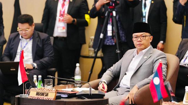 Menlu RI Sugiono menghadiri ASEAN Foreign Ministers' Retreat (AMM) di Langkawi, Malaysia, Minggu (19/1/2025). (Dok. Kemlu RI)