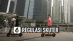 Berbagai polemik skuter listrik di Jakarta jadi sorotan. Dishub DKI Jakarta pun terdorong membuat regulasi penggunaannya.