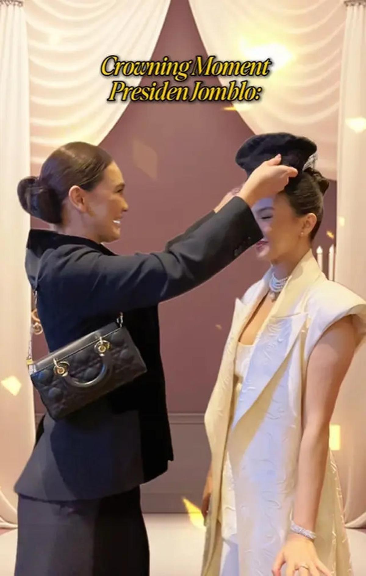 Potret Raline Shah Saat Sertijab "Presiden Jomblo" dari Luna Maya, Tampil Elegan dengan Outfit Serba Putih