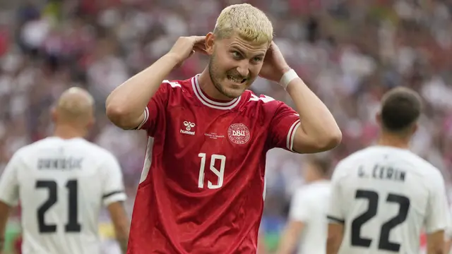 Foto: Christian Eriksen Cetak Gol, Denmark Ditahan Imbang Slovenia di Grup C Euro 2024