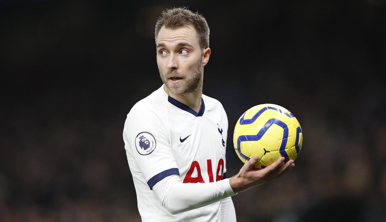 3. Christian Eriksen - Inter Milan menggelontorkan dana sebanyak 20 juta euro untuk memboyong Eriksen dari Tottenham pada bursa transfer musim dingin ini. (AFP/Adrian Dennis)
