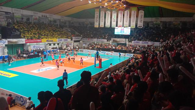 Penonton Proliga 2024 Seri Gresik