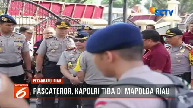 Tito menyatakan penyerangan atas Mapolda Riau yang menyebabkan satu polisi dan empat terduga teroris tewas terkait jaringan Jemaan Ansharut Daulah (JAD).
