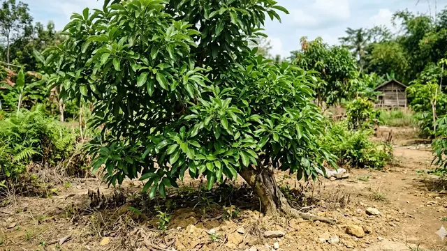Alpukat Subur Daun tapi Tidak Berbuah (Foto: Gemini AI)