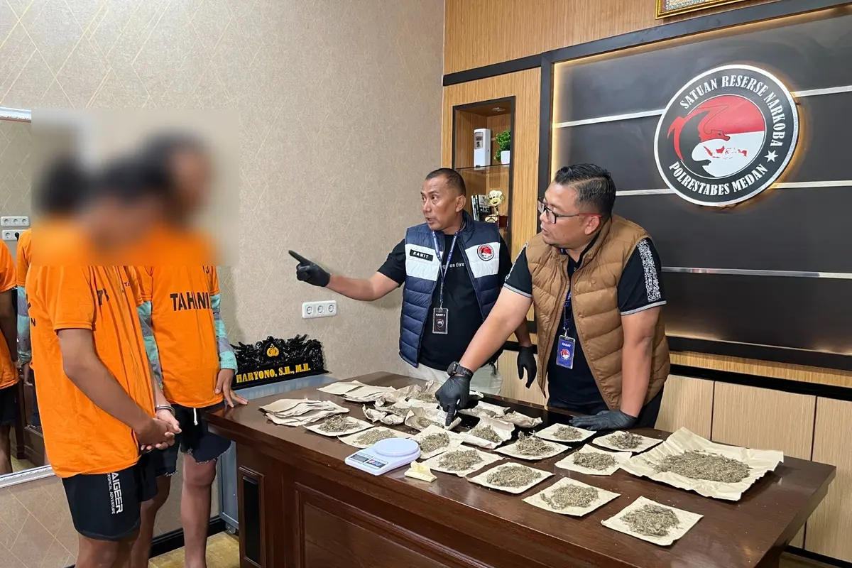 Dua mahasiswa di Medan edarkan ganja