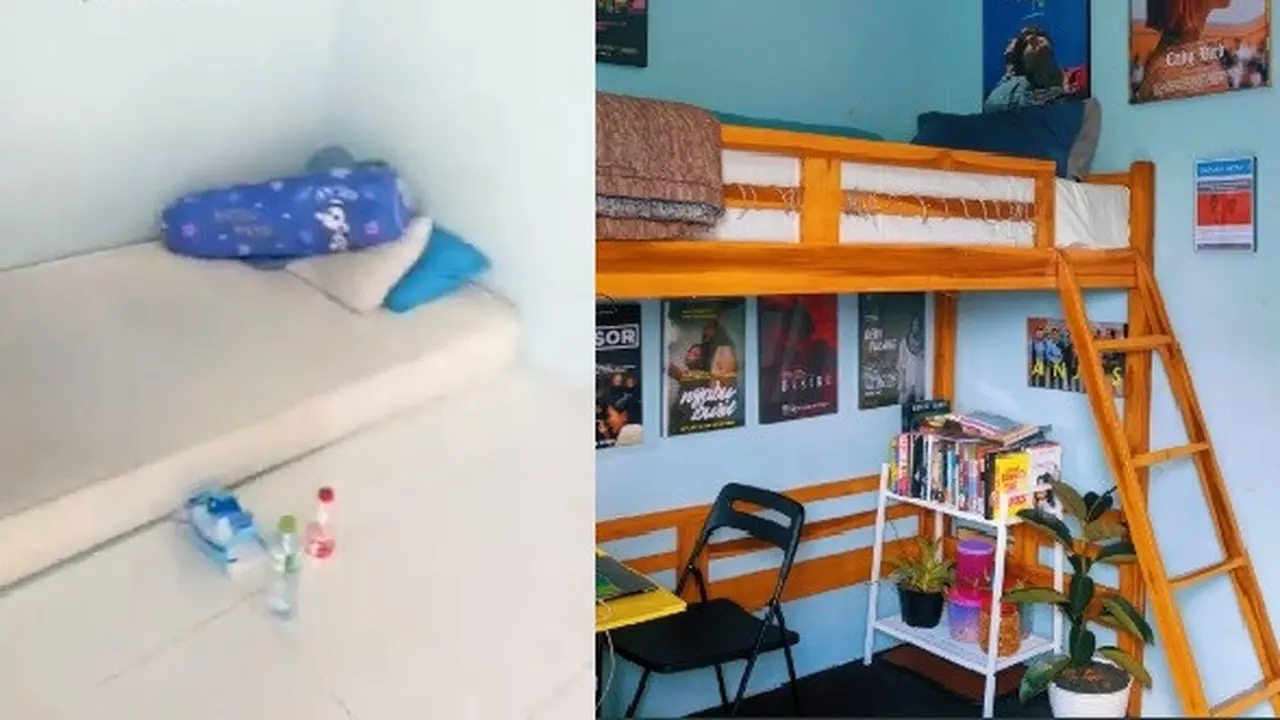 kamar kos viral