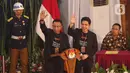 Sementara, pasangan Dharma Pongrekun-Kun Wardana maju melalui jalur independen. (Liputan6.com/Angga Yuniar)