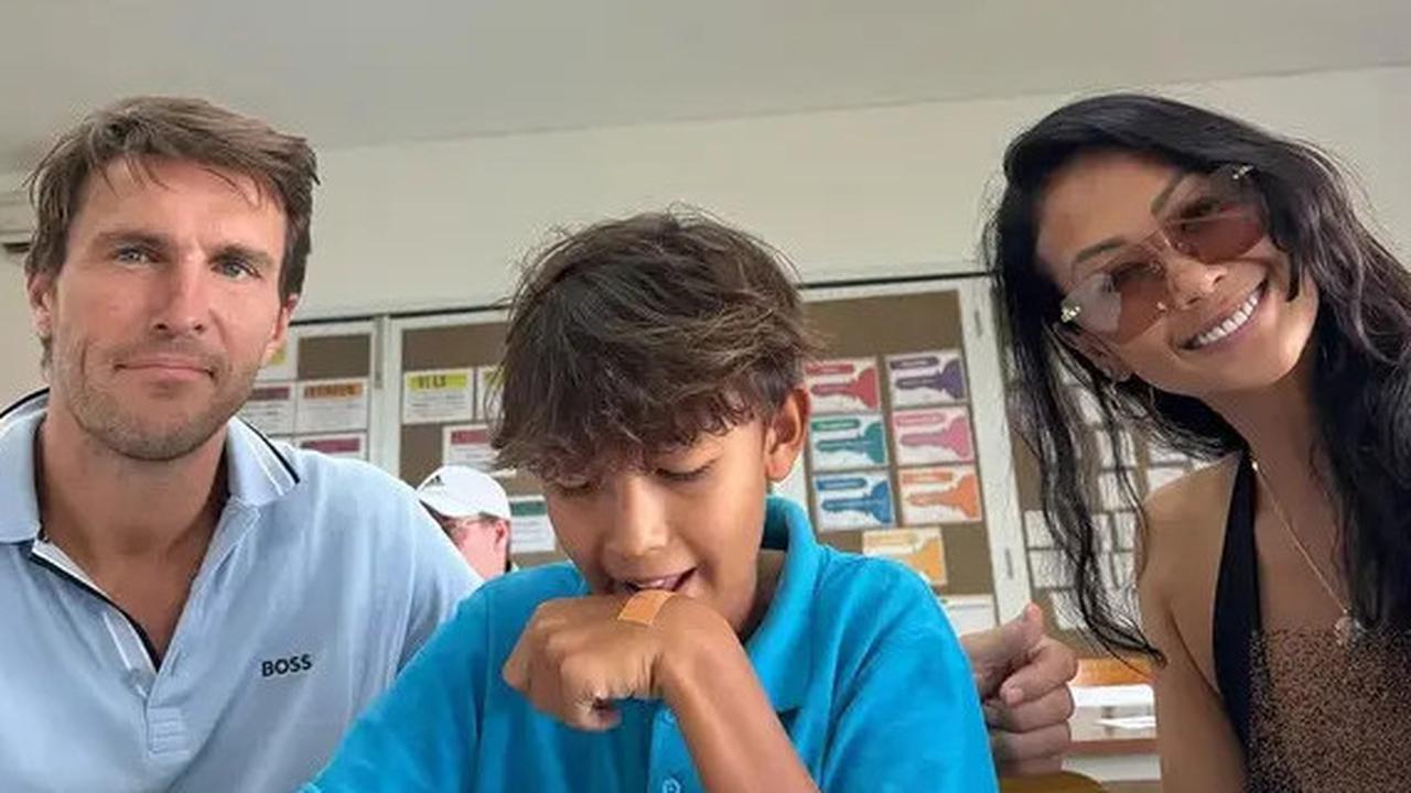 6 Potret Keseruan Indah Kalalo dan Suami Bulenya Ngabuburit di Sekolah Anak, Banyak Kegiatan Bikin Lupa Lapar dan Haus