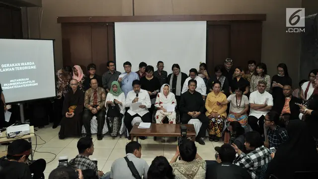 Bersama Tokoh Agama, Istri Gus Dur Deklarasikan Gerakan Warga Lawan Terorisme