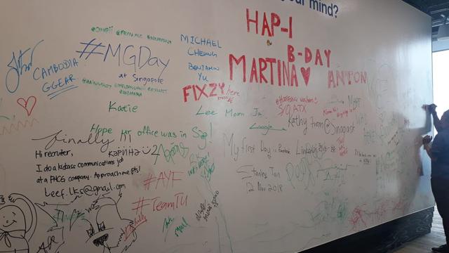 Kantor baru Facebook di Singapura (foto: Camelia)