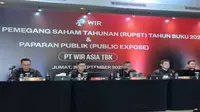Paparan publik PT WIR Asia Tbk (WIRG), Jumat (30/9/2022) (Foto: Liputan6.com/Elga N)