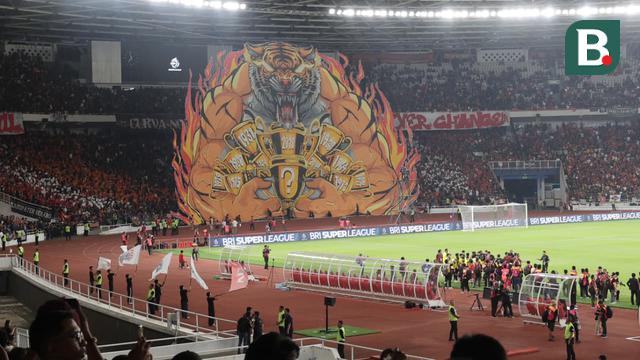 Tifo Persija Vs PSIM di BRI Super League 2025/2026
