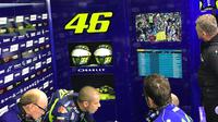 Pebalap Movistar Yamaha, Valentino Rossi, mengaku puas dengan hasil pada paruh pertama MotoGP 2017. (Yamaha MotoGP)