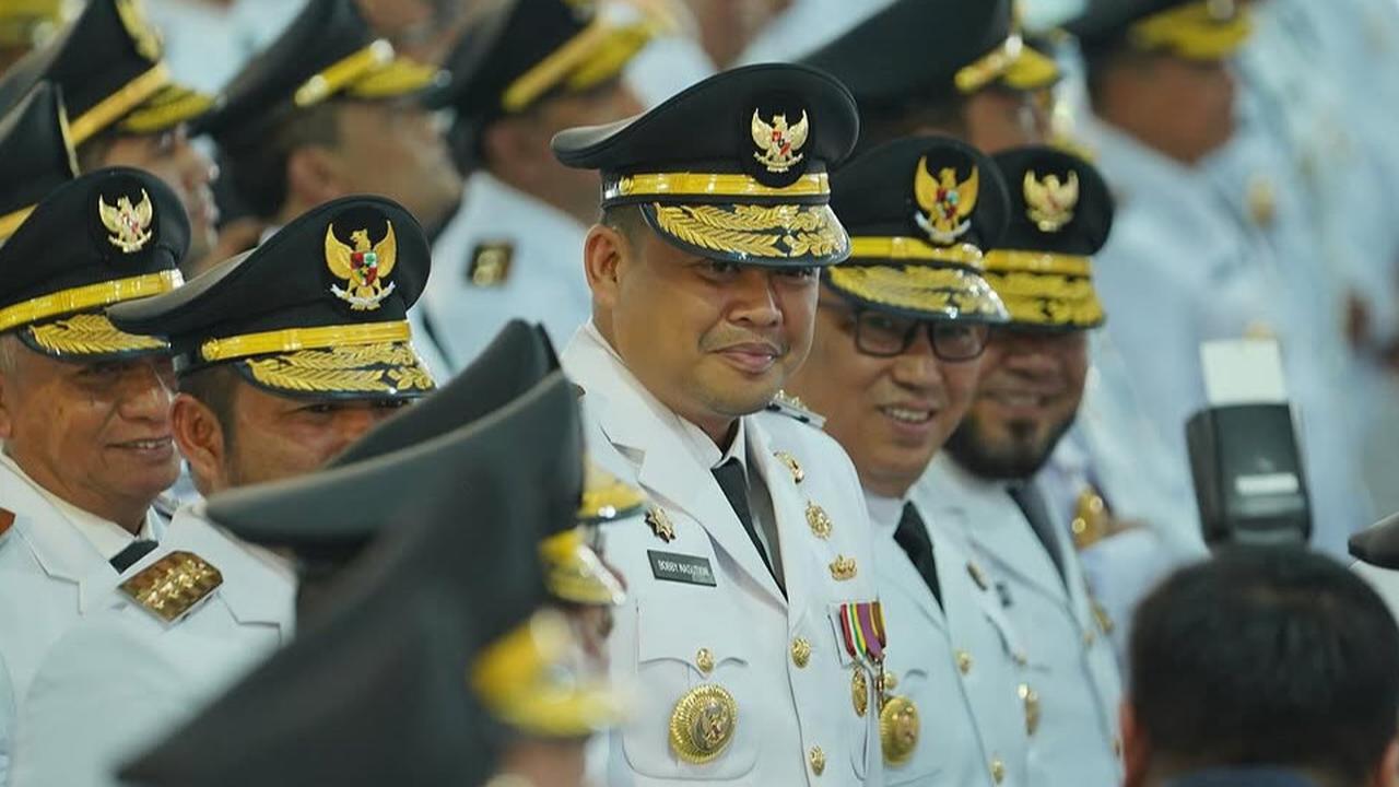 VIDEO: Dilantik Prabowo, Bobby Nasution Menantu Jokowi Jadi Gubernur Termuda di RI Usia 33 Tahun