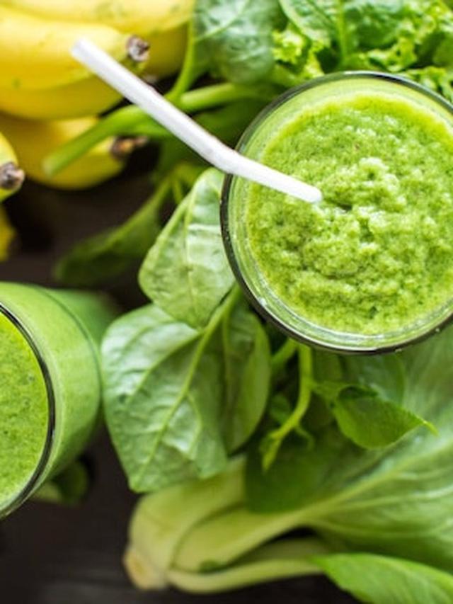 Smoothie Pisang dan Bayam