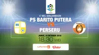 Live Streaming Liga 1 Barito Putera Vs Perseru di O Channel