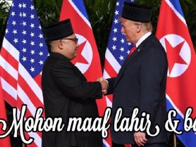 Lucu Meme Pertemuan Kim Jong Un Dan Donald Trump Di Singapura Citizen6 Liputan6 Com