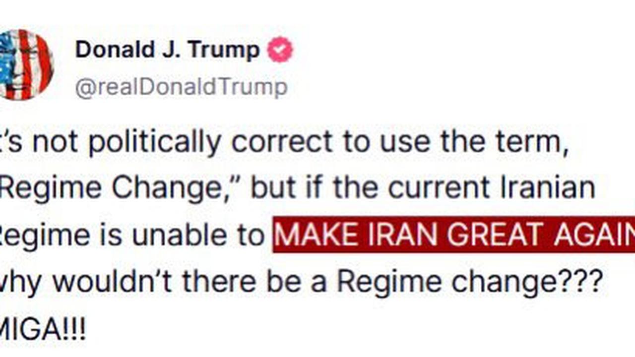 Donald Trump Mencla-mencle, Kemarin Desak Rezim Iran Diganti, Sekarang Balik Menolak