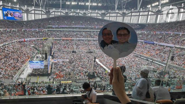 Lautan Massa Pendukung AMIN Padati Jakarta International Stadium