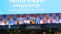 Sebanyak 8.000 peserta program Kartu Prakerja berkumpul di Sentul International Convention Center (SCIC), Bogor Jawa Barat.