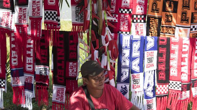 Pedagang di Piala Presiden